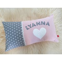 Namenskissen Herz Namenskissen Herz von mykizi