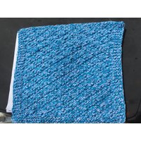 Türkis, Weiß Und Grau Diamant-Muster-Geschirrtuch von mykoalakrafts