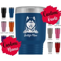 Personalisierte Alaskan Malamute Mama Papa Geschenke, Becher, Mally Hund Frauen Männer Geschenk von mylovelypuppy