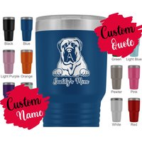 Personalisierte Bullmastiff Hund Mama Und Papa Becher, Männer Frauen Weihnachtsgeschenke, Bull Mastiff Mama, Bully Dog Besitzer Geschenk, I Love von mylovelypuppy