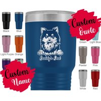 Personalisierte Langhaarige Chihuahua Hund Mama Dad Becher, Frauen Männer Geschenke, Chiwawa | Falsch Geschrieben Besitzer Geschenk, Ich Liebe von mylovelypuppy