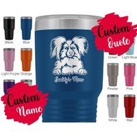 Personalisierte Papillon Mama Papa Geschenke, Continental Toy Spaniel Becher, Schmetterling Hundebesitzer, Männer Frauen Eichhörnchen Hund von mylovelypuppy