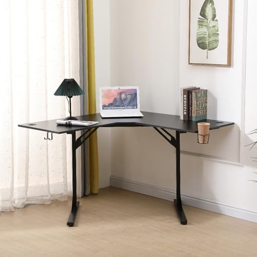 mymai Eckschreibtisch, L-förmiger Computertisch, 120 x 120 cm, platzsparender Bürotisch, Homeoffice, Gaming mymai Eckschreibtisch, L-förmiger Computertisch, 120 x 120 cm, platzsparender Bürotisch, Homeoffice, Gaming von mymai