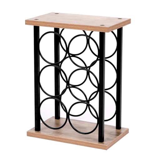 mymai Weinregal für 6 Flaschen 26x16x35 cm Holz Schwarz Flaschenhalter Küchenregal Aufbewahrung Weinflaschen mymai Weinregal für 6 Flaschen 26x16x35 cm Holz Schwarz Flaschenhalter Küchenregal Aufbewahrung Weinflaschen von mymai