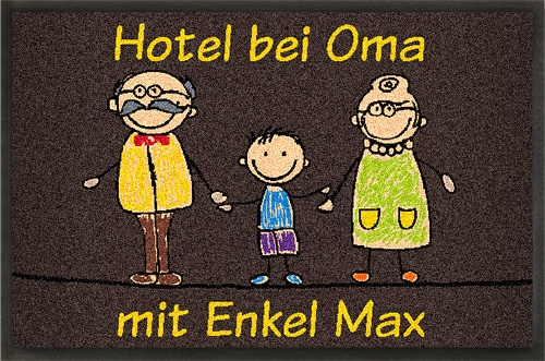 Fußmatte »Hotel Granny« mit eigenem Text von mymat