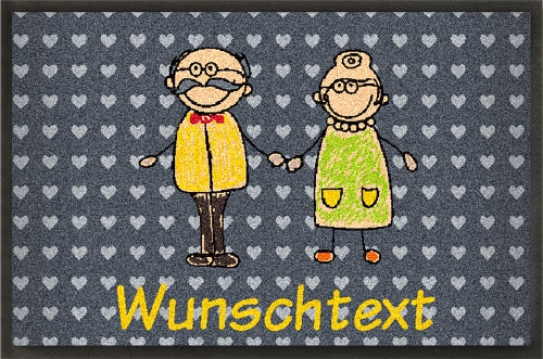 Fußmatte Oma und Opa mit Wunschtext von mymat