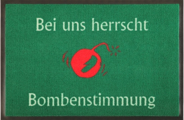 Lustige Fußmatte Bombenstimmung von mymat