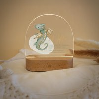 Matteo - Personalisiertes Acryl-Nachtlicht Das Ideale Geschenk Zur Geburt, Taufe Oder Zum Geburtstag Mit Name & Motiv Fürs Kinderzimmer von mypaperyshop