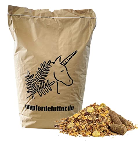 mypferdefutter Aufbau-Pferdemüsli - 13kg - 100% Natur PUR ohne Zusätze und Melasse - besonders schmackhaft - deckt erhöhten Energiebedarf (Sport, Zucht, Wachstum) von mypferdefutter