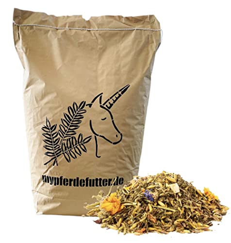 mypferdefutter Pferdemüsli vital mit Hanfsamen und Brennnessel - 13kg - 100% Natur PUR ohne Zusätze und Melasse - besonders schmackhaftes Pferdefutter von mypferdefutter