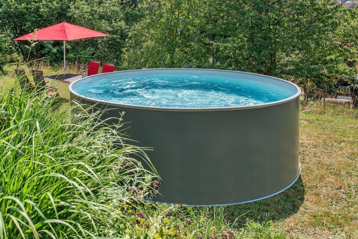 MyPOO Poolset Premium Rund 1,20m Anthrazit Ø 3,00 x 1,20 m (Gr. 1) von mypool Arcana