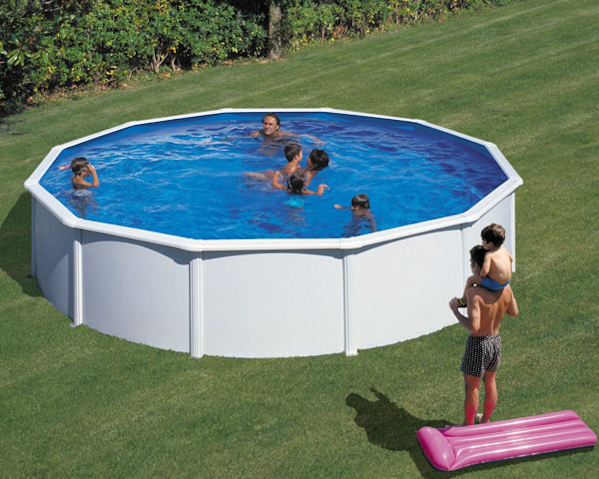 myPOOL Poolset Feeling Weiss Rundform Stahlwandbecken Ø 3,00 Gr. 1 von mypool Arcana