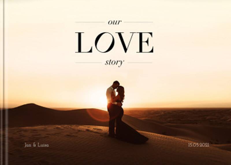 Fotobuch "Lovestory" im Format A4 drucken lassen von myposter