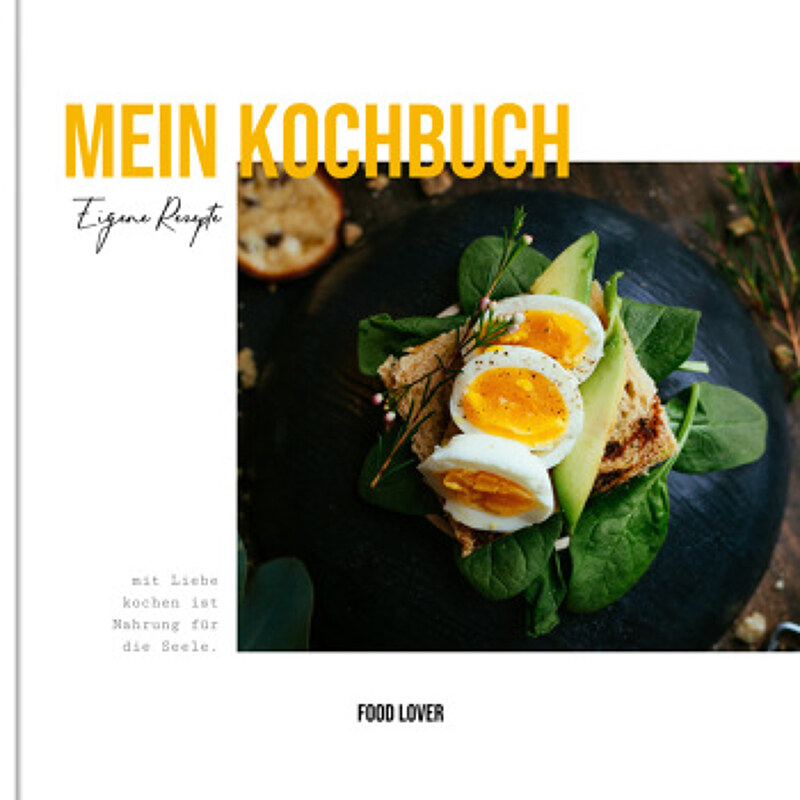 Fotobuch "Mein Kochbuch" im Format 20x20 cm drucken lassen von myposter