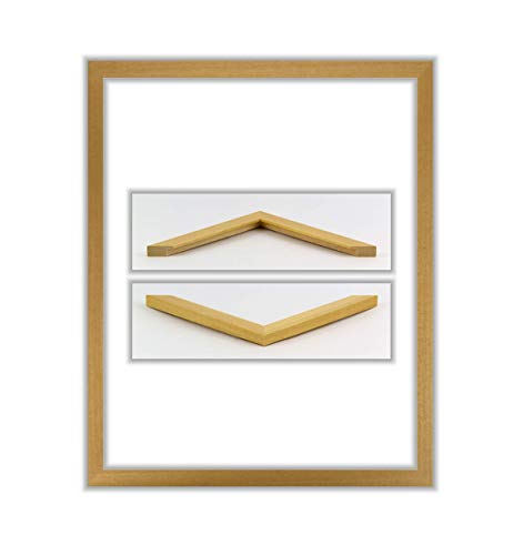 myposterframe Bilderrahmen 80 x 160 cm Juliet Natur mit klarem Kunstglas (2mm) von myposterframe