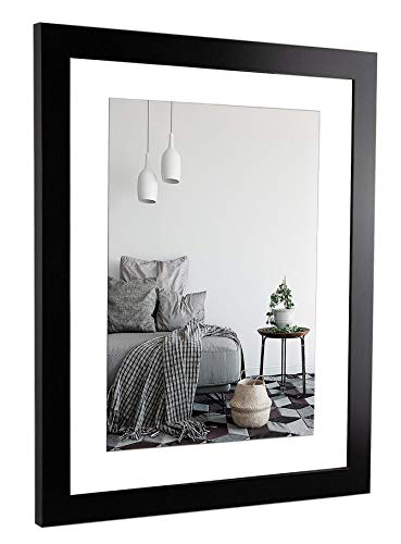 myposterframe Bilderrahmen Spezial 70 x 91 cm Größe 91 x 70 cm Juno Farbe: Schwarz matt Rückwand: Weiß Verglasung: Acrylglas klar 1 mm von myposterframe