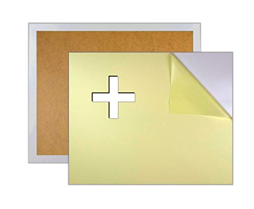 myposterframe Bilderrahmen für Rubbel Weltkarte mit Klebepappe 60 x 82 cm Juno Größenwahl 82 x 60 cm Weiß Hochglanz mit haftender Hintergrund Pappe von myposterframe