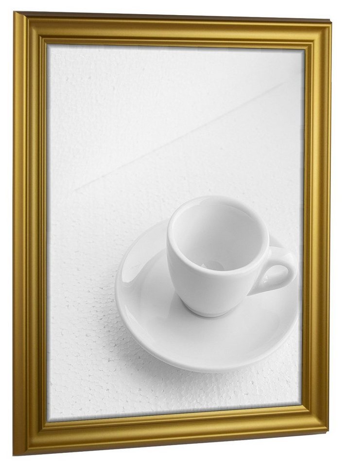 myposterframe Einzelrahmen Bilderrahmen Barock Helena, (1 Stück), 47x68 cm, Gold matt, MDF von myposterframe