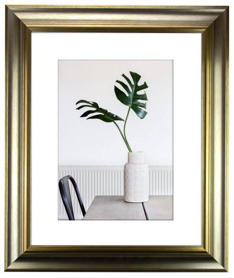 myposterframe Einzelrahmen Dysnomia Barock Farbig Bilderrahmen, (1 Stück), 23x32 cm, Champagner Gold, Echtholz von myposterframe