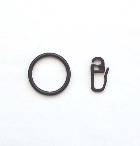 10 Gardinenringe Metall schwarz für Vorhangstangen mit 16 oder 20 mm Durchmesser 10 Gardinenringe Metall schwarz für Vorhangstangen mit 16 oder 20 mm Durchmesser von myraumdesign