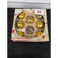 Große Gold Glänzende Brite Ornamente, 7Er Set von myreimaginedhome