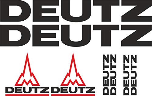 DeutzSponsor Set Logo Schriftzug Sponsor Set ca. 30 x 20cm Aufkleber,Sticker,Decal,Autoaufkleber,UV&Waschanlagenfest,Profi-Qualität,Wandtattoo von myrockshirt