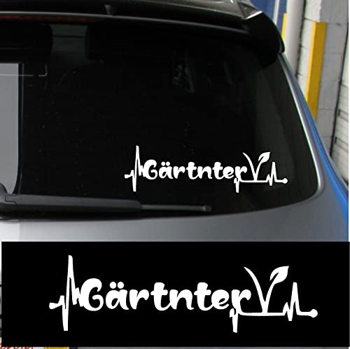 Gärtner Leidenschaft Liebe Aufkleber Sticker Wandtattoo in 15cm, 20cm,30cm o.40 cm von myrockshirt