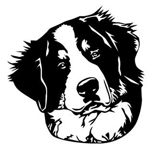 myrockshirt Hundeaufkleber Berner Sennenhund Kopf ca.20cm Aufkleber für Auto,Lack,Scheibe&Wand, Wandtattoo,Autoaufkleber Decal Sticker Profi-Qualität von myrockshirt