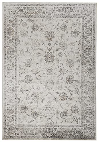 myrug Vintage B, Teppich im Vintage Look (100x140cm), orientalisch inspirierte Optik mit Fransendesign, hochwertig verarbeitet, ideal für Ihr Wohnzimmer, Schlafzimmer, Flur von myrug