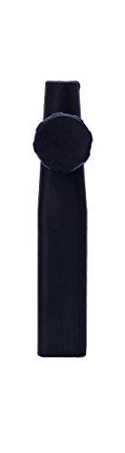 Tabakpfeife Pfeife One Hitter aus Premium Silikon Hitze beständig mit integriertem Hochwertigem Metallsieb (Schwarz) von mysale24.de