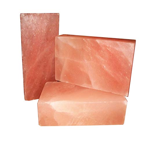 mysale24.de Salzstein zum Grillen Salz Grillstein Hochwertige Verarbeitung für BBQ Grill u. Backofen geeignet Fleisch Fisch Gemüse und vieles mehr Stein ca. 20x10x2,5 cm Stark von mysale24.de