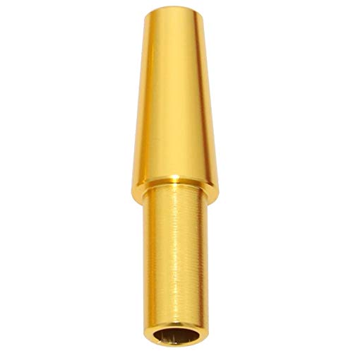mysale24.de Shisha Schlauch Adapter Universal | Wasserpfeifen Adapter verbinder | Schlauch-Endstück aus Hochwertigen Metall gefertigt (Gold) von mysale24.de
