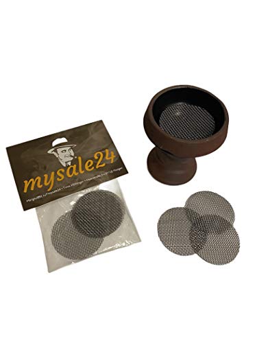 mysale24.de Shisha Wasserpfeife Tonkopf Sieb 3 STÜCK im Set aus hochwertigem Edelstahl für Wasserpfeifen Tonköpfe universal mysale24.de Shisha Wasserpfeife Tonkopf Sieb 3 STÜCK im Set aus hochwertigem Edelstahl für Wasserpfeifen Tonköpfe universal von mysale24.de