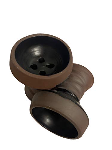 mysale24.de Shisha Wasserpfeifen Steinkopf Tabakkopf Tonkopf Schwarz/Braun voll Ton Handgefertigt Stone Bowl Robust mysale24.de Shisha Wasserpfeifen Steinkopf Tabakkopf Tonkopf Schwarz/Braun voll Ton Handgefertigt Stone Bowl Robust von mysale24.de