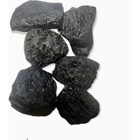 Tektit Stein Trommelstein Edelstein Handschmeichler Natürlicher Schwarzer Meteorit Naturglas Naturstein Heilstein Schwarz Tektite | Tektit L von mysale24