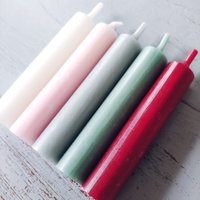 Tafelkerzen Stabkerzen 5x Kurz Bunter Mix Tafelkerzen Stabkerzen 5x Kurz Bunter Mix von myshabbycountrychic