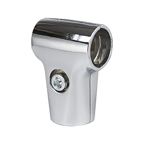 Metallrohrverbinder, T-Stück, Display-Rack-Klemme Silber Aluminium 25mm Rohrfittings Gerüst Verbundrohr T-Anschluss Trockengestell Rohrfitting von mysummer