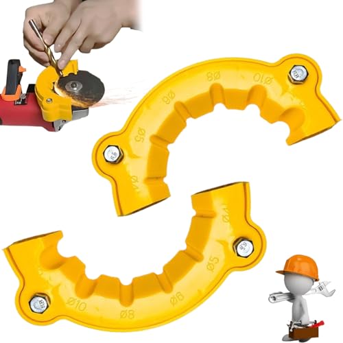 2 Stück Drill Bit Sharpener,Mehrzweck-bohrer-schleifschärfer,2025 Neuer Bohrerschärfer,Bohrerschärfer Werkzeug Für Winkelschleifer,Präzisions-führungswerkzeug Zum Schärfen Von Bohrern Für Alle Bits von mzvoo