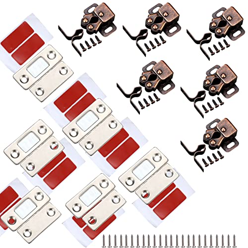 Canzoon Magnetschnäpper Magnete Für Schranktüren 12Pcs Schrankmagnete Türmagnete Selbstklebend Für Magnetverschluss Schublade Magnetschnäpper Stark Schrankmagnete Selbstklebend von n\a