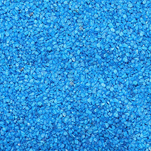 1kg Dekogranulat Granulat Streudeko Farbgranulat Dekosteine Farbkies ca. 0,7L 2-3mm, Farbe:blau von n.a.
