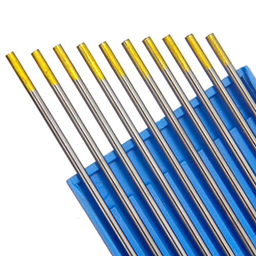 Wolframelektrode WL15 Gold 1,6x175mm 10 Stück in Packung Wolframelektrode WL15 Gold 1,6x175mm 10 Stück in Packung von Buosha