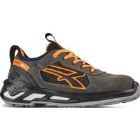 U.POWER Sicherheitsschuh Ryder, S1P SRC ESD EN ISO 20345, Größe 40 grau/orange, Veloursleder von U.POWER