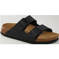 BIRKENSTOCK Sandale Arizona PROF, Birko Flor, Größe 41 schwarz, DIN EN ISO 20347 von Birkenstock