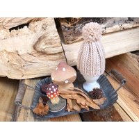 Eierwärmer Beige von nadelspinnereiwerk