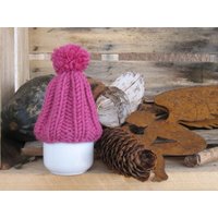 Eierwärmer Fuchsia von nadelspinnereiwerk