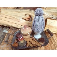 Eierwärmer Hellgrau von nadelspinnereiwerk