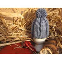 Eierwärmer Taubenblau Eierwärmer Taubenblau von nadelspinnereiwerk