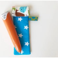 Tiptoi Stifte-Hülle Birdy Sterne Bunt Türkis Tiptoi Stifte-Hülle Birdy Sterne Bunt Türkis von nadelspinnereiwerk