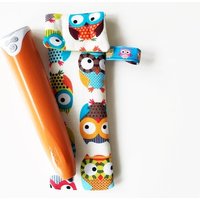 Tiptoi Stifte-Hülle Cute Owls Bunt Tiptoi Stifte-Hülle Cute Owls Bunt von nadelspinnereiwerk