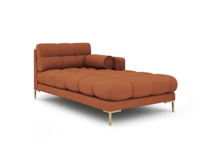 Cosmopolitan Design Chaiselongue Bali rechts Rot Polyester 185x75x102 cm NADUVI von naduvi